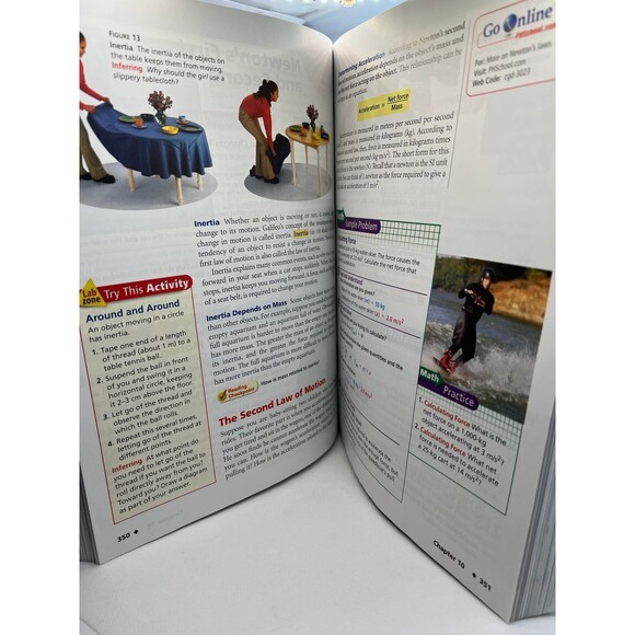 Prentice Hall PHYSICAL SCIENCE Textbook (Bx X) - Picture 7 of 8